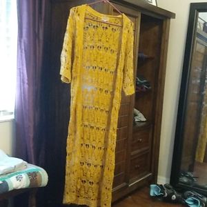 Luccacouture boho long sweater